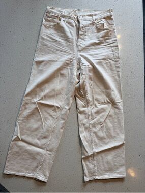 Mother Denim Spinner Skimp wide leg jeans